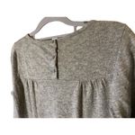 Boden Sweater Womens Pullover Gray Wool Blend Button Back 3/4th‎ sleeve Sz 6 Photo 3