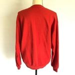 Jerzees Vintage 80’s Red Ugly Christmas Sweat Shirt Size L Photo 2