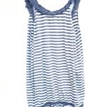 Max Studio S Striped Sleeveless Floral Formal Tank Top Shirt Summer Summertime Photo 1