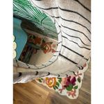 Madewell  Cream Striped Long Sleeve Bodysuit - Size - Medium Photo 6