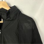 PINK - Victoria's Secret  Black Packable Anorak Full Zip Rain Jacket L Photo 3