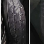 Carolina Herrera Rooster Feather Top Strapless Silk Blend Sheath Dress Black 10 Photo 8