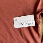 Bailey 44 Womens V-neck Sweatshirt Large Made In USA NEW NWT Boho Beaded Arms Photo 7