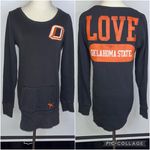 PINK - Victoria's Secret PINK VICTORIA’S SECRET Collegiate Collection Oklahoma State Tunic Sweater Medium Photo 1