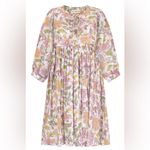 Daughters Of India Kyra Cotton Gauze Mini Dress in Fuchsia Bloom size Large $179 Pink Photo 4