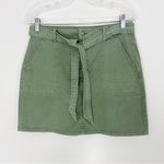 Vineyard Vines Green Utility Tie Waist Mini Skirt Size 6 Photo 2