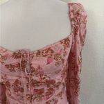 Free People Hilary Printed Long-Sleeve Top Size M NEW Photo 5