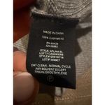 Theory Cashmere Off Shoulder Foldover Grey Sweater Women’s Sz. P Photo 3