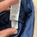 Athleta Quilted Puffer Jacket Navy Blue Full Zip Mock Neck Women's Photo 7