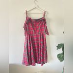 Magnolia Place Unique Vintage 2x Red Green Plaid Dress With Pockets Fall/Winter Photo 3