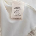 Y2K Thirty Thirty Lace Long Sleeve Mesh Top Sz M Cream Coquette Romantic Ballet Black Size M Photo 7