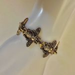Bergdorf Goodman vintage gold tone bee bracelet Photo 5