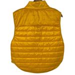 JoyLab NEW Zip Front Activewear Vest Size Small Golden Yellow Rounded Hem Photo 2