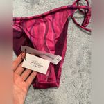 NA-KD NWT Melissa Bentsen x  drawstring bikini pantie snake print medium Photo 2