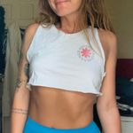 Cropped Red Hot Chili Peppers Band Tee White Size XS Photo 0