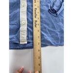 BDG  Shirt Womens‎ Small White Blue Two Tone Button Down Urban Outfitters Photo 5