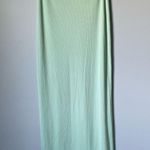 Princess Polly Princes Polly Green Ribbed Halter Dress Size 6 Photo 1