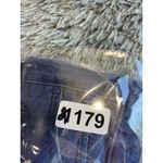 LC Lauren Conrad LC Lauren Conrad Blue Denim Floral Embroidered Shorts Cuffed Raw Hem Size 16 Photo 8