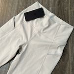 Fabletics NWT  high waisted kick flare leggings XS extra small ice gray off white Photo 1