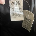 Cache 🌈NWT VINTAGE  Womens Black Strapless Mini A-Line Dress, Size 12 Photo 3