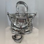 Coach RARE Vintage New  Poppy Limited Edition Sequin Spotlight Silver Tote #13821 Photo 1