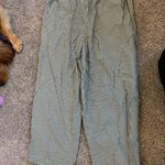 Anthropologie NWT wren boxer pants in green stripe Photo 6