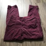 Lucy drawstring straight leg Pants Athletic Drawstring Womens Size S‎ Red Photo 0