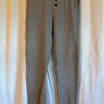 ZARA  High Rise Stretchy Super Skinny Checkered Gingham Plaid Legging Pants Photo 1