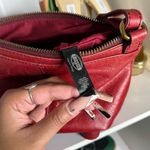 Fossil Red Burgundy Leather Crossbody Bag Photo 9