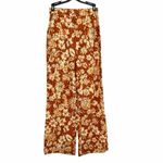 ZARA Linen Palazzo Pants XSMALL ORANGE burnt Bohemian Photo 5