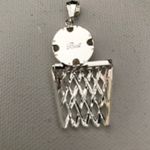Basketball Pendant Net Player Mom Coach New Silver Photo 2
