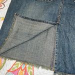 Duck head  JEANS CO sz 5 juniors denim skirt frayed edges pockets removable belt Photo 7