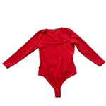 Free People Intimately Truth or Square Bodysuit - Flame Scarlet - Size L Photo 9