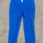 J.Crew Martie Pant in Bi-Stretch Cotton Pool Blue NWT Style B8521 Size 8 Photo 0