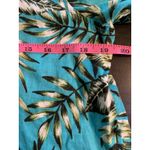 C&C California C & C California‎ Linen Tropical Shirt Roll Tab Sleeves Womens Small Vacation Photo 9