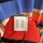 Trina Turk Womens Striped V-Neck Long Sleeve Dress Multi Colored Sheer Knit XS Photo 6