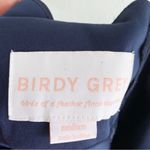 Birdy Grey  Kiko Grecian Halter Dress Navy Sz Medium Photo 7