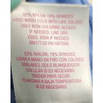 Xhilaration Swim Top Braided Straps Ruffle Hem Blue Swimwear Top Photo 4