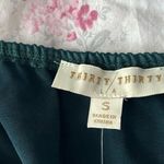 Rhinestone emerald green satin bustier cami Photo 5