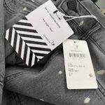 Free People Denim X Sandrine Rose “The Virgin Label” Jeans in Polka Grey Size 25 Photo 10