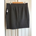 Nicole Miller NWT Charcoal Heather Pull-On Skirt Size XL Stretch Knit MSRP $60 Photo 5
