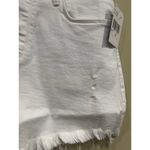 Edyson Delon High Rise Shorts Cut Off Denim Frayed Distressed 27 Button Fly Whit White Photo 4