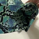 BCBGMAXAZRIA Women’s Dress Pants Blue Snake Print Size S Small Photo 9
