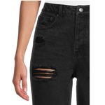 No Boundaries NWT.  super high rise straight jeans. Black, distressed. Juniors 17 Photo 1
