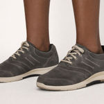 Drew  Columbia Grey Suede Comfort Sneaker Wide Width WW 13 Photo 0