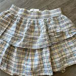 Aerie  ruffle smock plaid skirt ✨ Photo 10