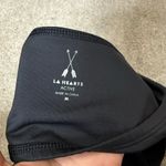 LA Hearts  Black High Neck Unlined Sports Bra Size M Photo 2