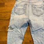 American Eagle  HIGHLY Distressed Light Blue Women's JR SIZE 0 Jeans Photo 6