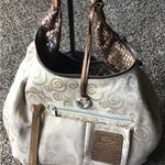 Brighton  SNAKESKIN EMBOSSED HOBO BAG EUC Photo 9