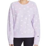 Champion  Reverse Weave Logo Crewneck Sweater in Lavender XS Photo 0